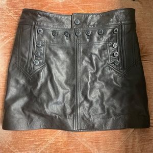 Polo by Ralph Lauren Leather Skirt